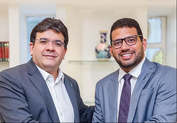 Governador Rafael Fonteles e deputado Dr. Thales