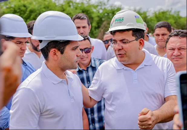 Leonardo Sobral e governador Rafael Fonteles