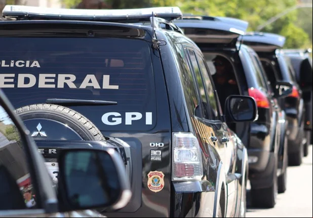 Equipes da Polícia Federal na Operação Extremum Agmen, no Rio Grande do Norte