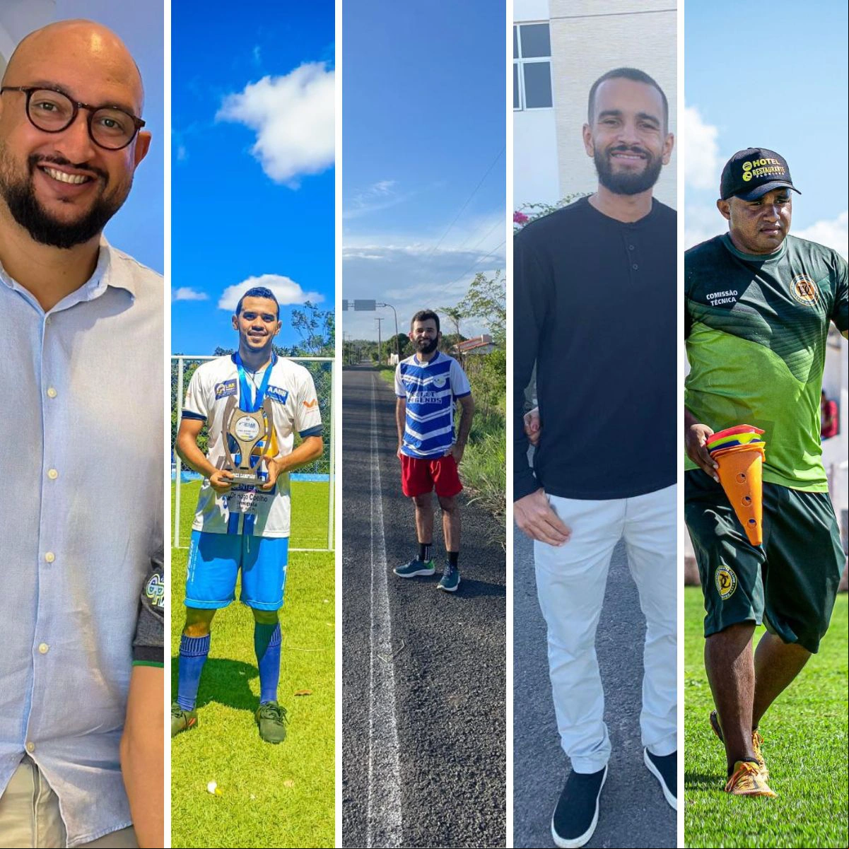 Luis Henrique, Thiago Arrais, Herbert Brito, Maykon Arruda e Diego Lima