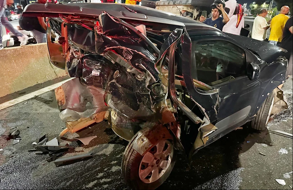Acidente na BR 316 deixou carro totalmente destruído