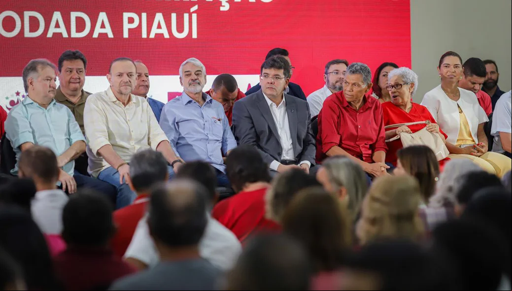 Lideranças do PT em evento