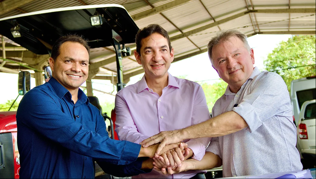 Pedro Gomes, Marcelo Filho e Merlong Solano