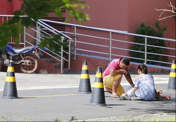 Acidente com vítima na Rua Jaime da Silveira em Teresina