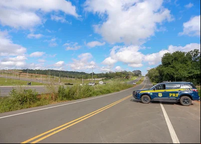 Viatura da Polícia Rodoviária Federal