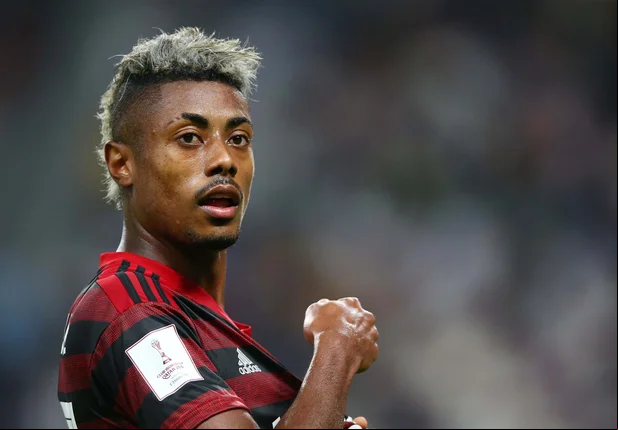 Bruno Henrique comemora gol do flamengo