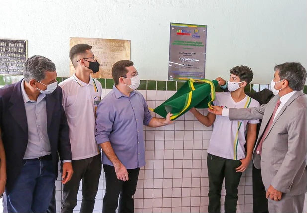 Entrega da reforma do CETI Milton Aguiar